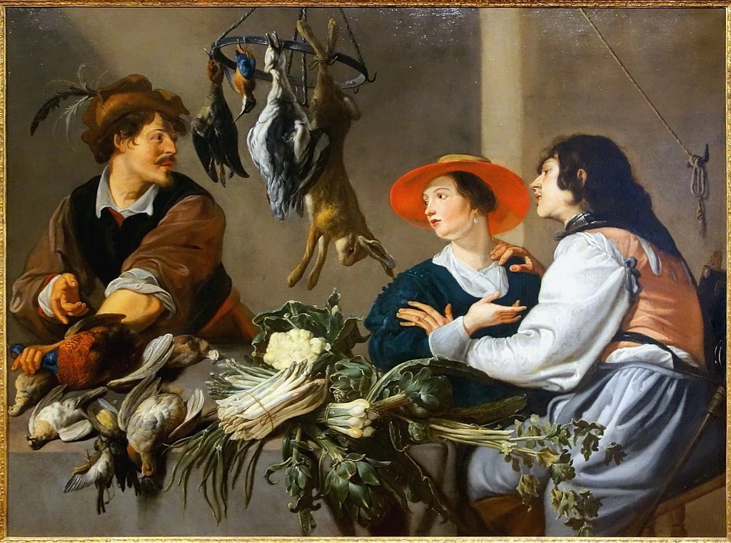 Scena di mercato - con Aderiaen van Utrecht